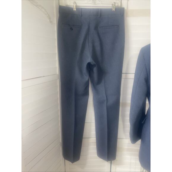 Vintage 2 Piece Levi’s Menswear Action Suit Blue Jacket Sport Coat Pants 40L - Picture 10 of 12